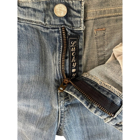 Vintage 90s Y2K‎ Lucky Brand Flare Bootcut Jeans Medium Wash Size 12/31 - Picture 5 of 10